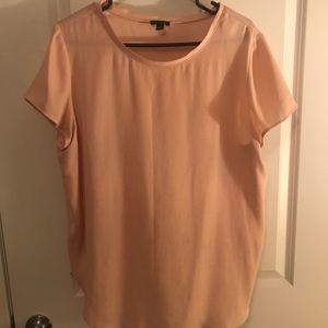 Ann Taylor Nude Pink Blouse